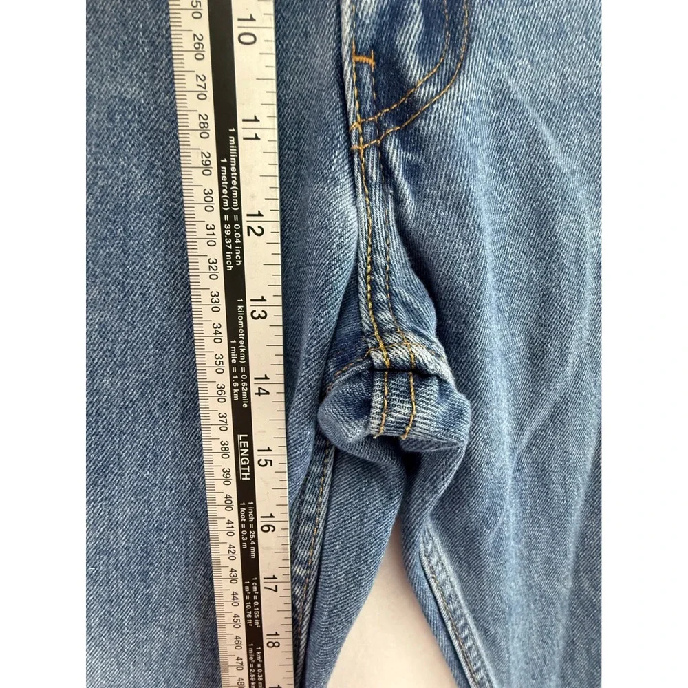 Levi's 550 Relaxed Fit Jeans Mens 42x26 Blue Denim Tapered Leg Medium Wash